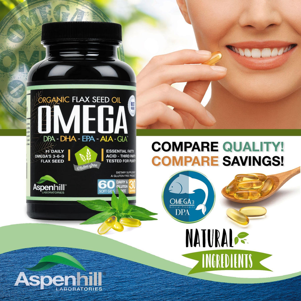 Wild Caught Omega 3 Fish Oil 2400 mg 60 SoftGels W426