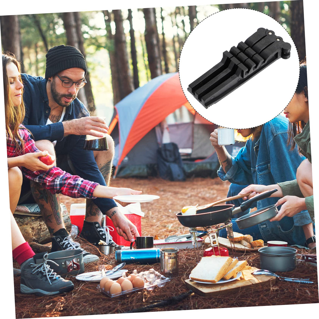 Compact Folding Propane Camp Stove Canister Stand W6914