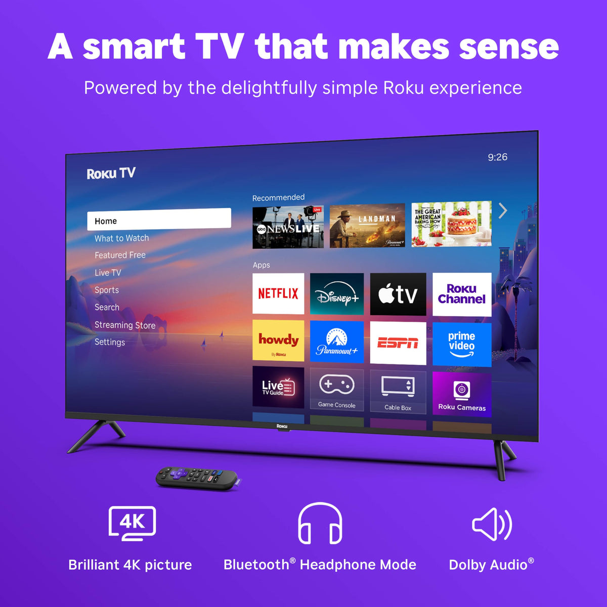 50-Inch 4K HDR LED Smart TV X8492