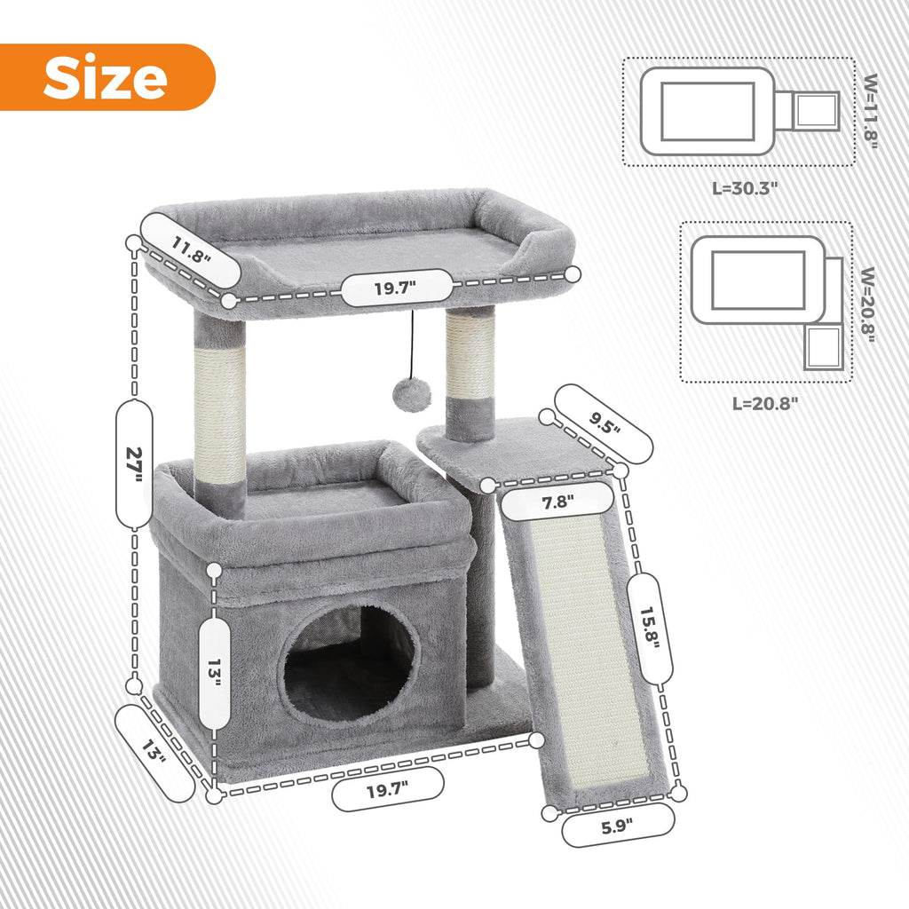 Gray Cat Tree A593