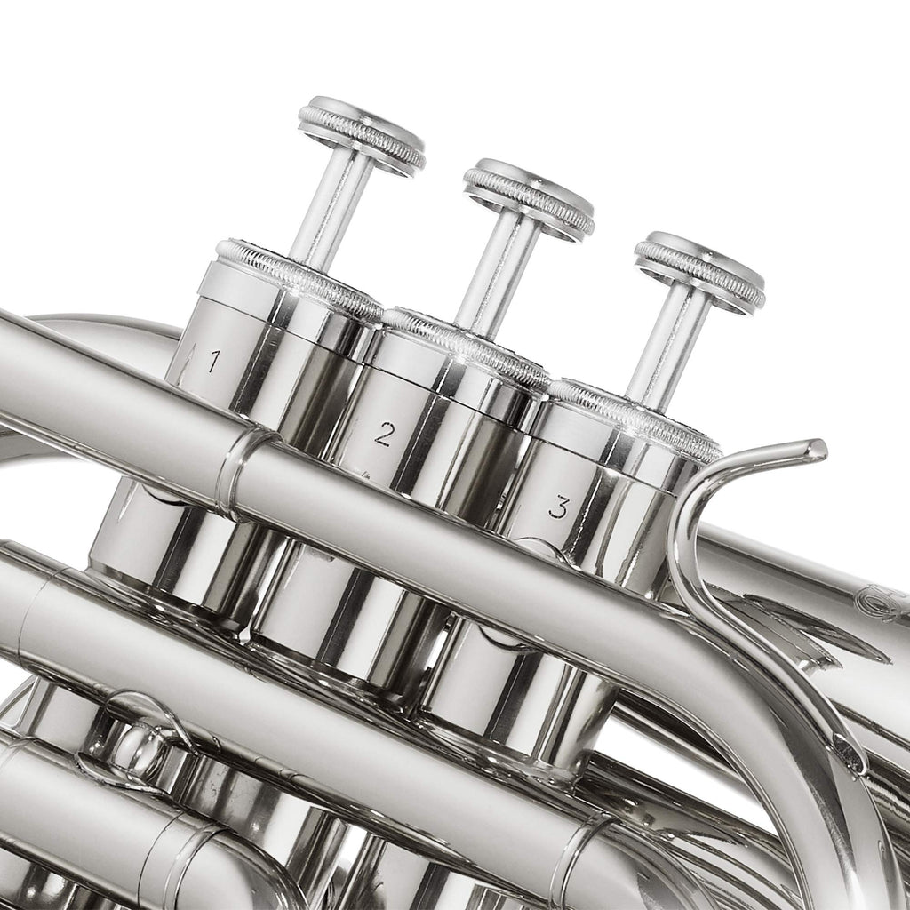 Bb Brass Pocket Trumpet with Nickel Plated Finish J276524