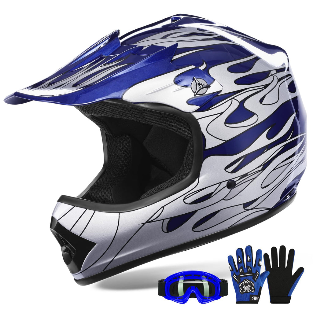 Youth DOT Approved Full Face Motocross Helmet Z637