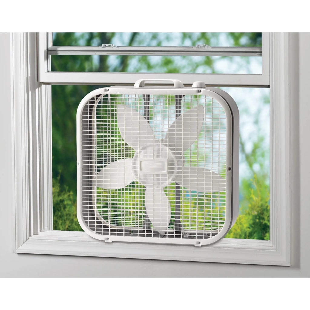 20" Classic Box Fan with 3 Speeds, White X41270