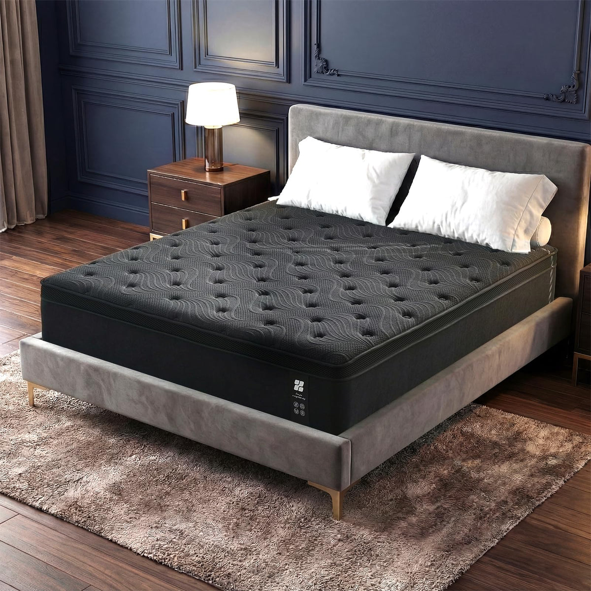 Full Size 12 Inch Memory Foam Hybrid Mattress T481372