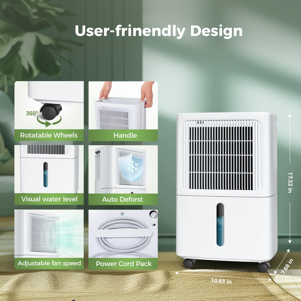 2,500 Sq.Ft 34 Pint Dehumidifier V569914