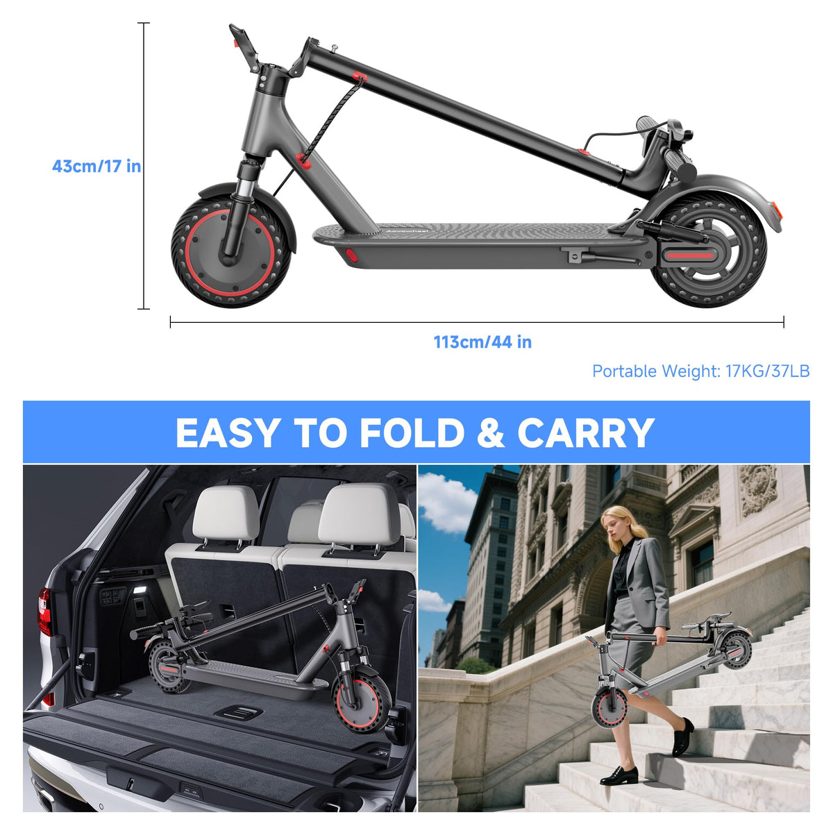 Folding Electric Scooter with 250W-500W Motor O674421