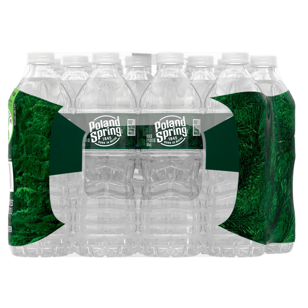 100% Natural Spring Water 16.9 fl oz 24 Pack T806