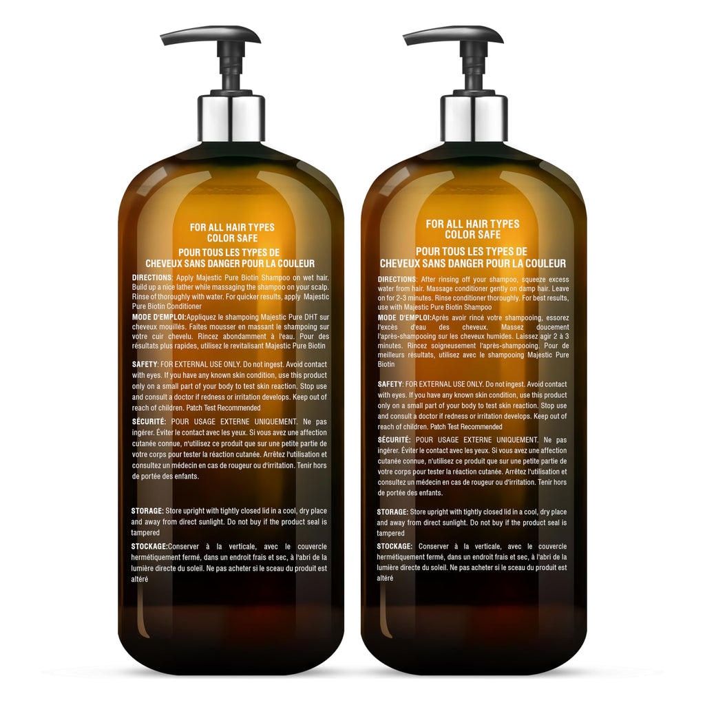 Biotin Shampoo and Conditioner Set 2x16 Fl oz E75038
