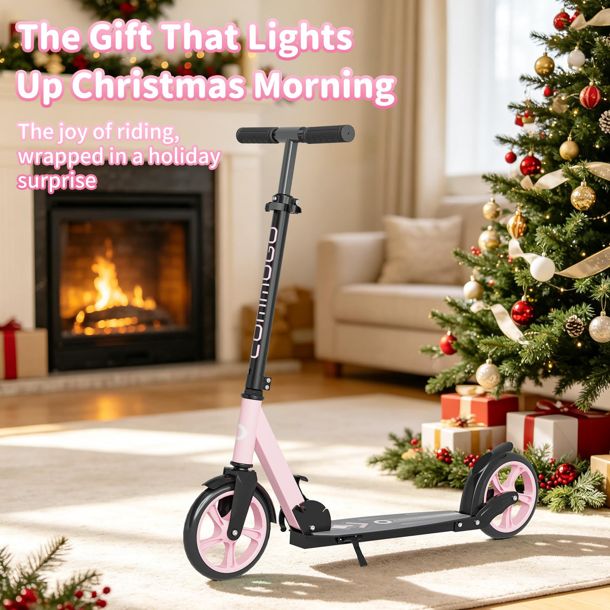 Lightweight Foldable Kick Scooter with Carry Strap G29443