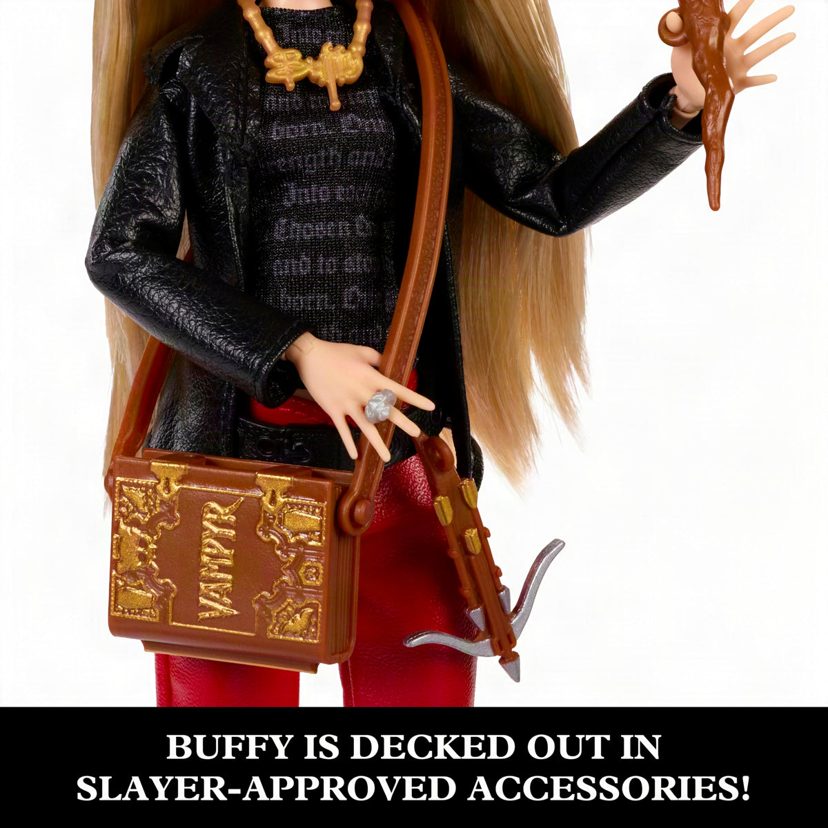 Buffy & Angel Dolls 2-Pack with Faux Leather Clothes A414870