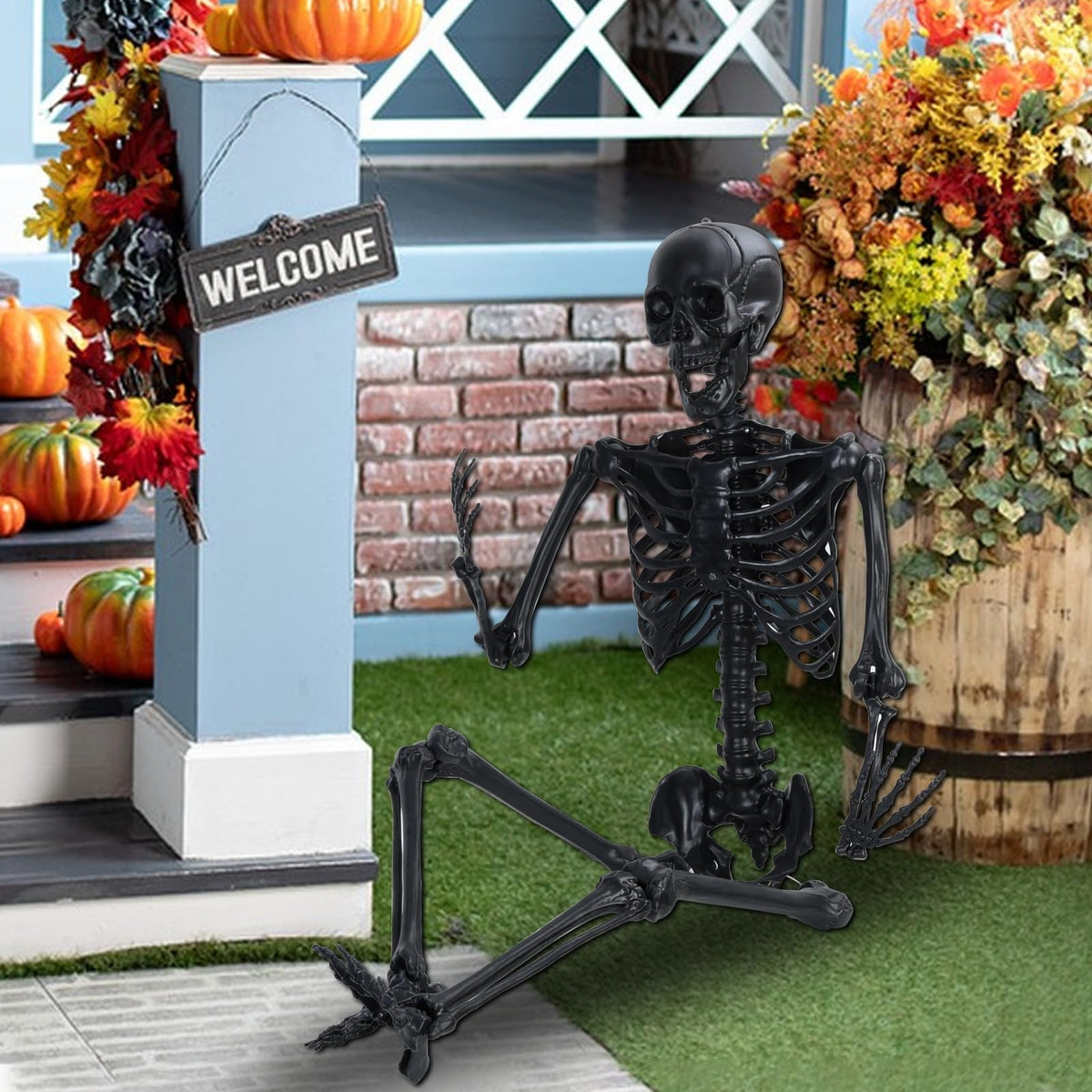 Life Size Posable Plastic Skeleton V2386