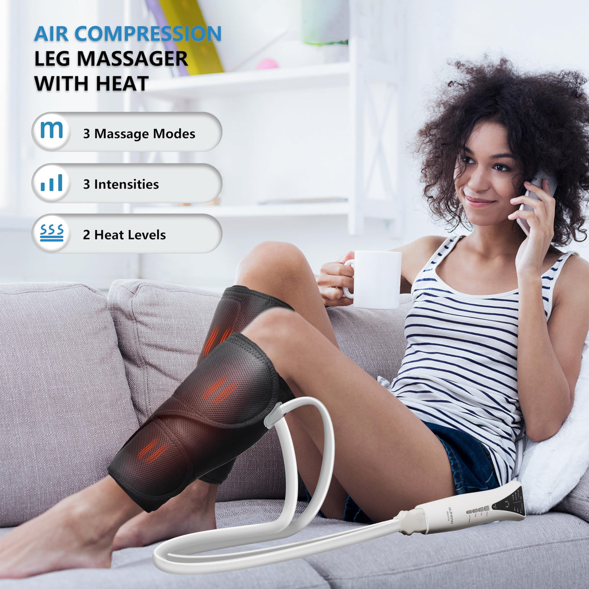 Heated Leg Compression Massager Q62090