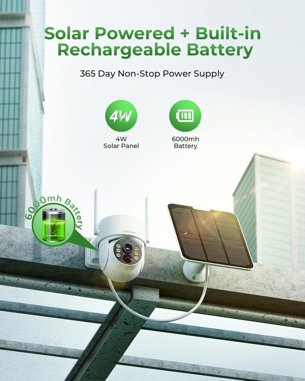 Solar Security Cameras Wireless Outdoor with 10" Monitor P14676