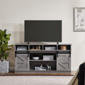 65" Grey TV Stand with Sliding Doors G9266