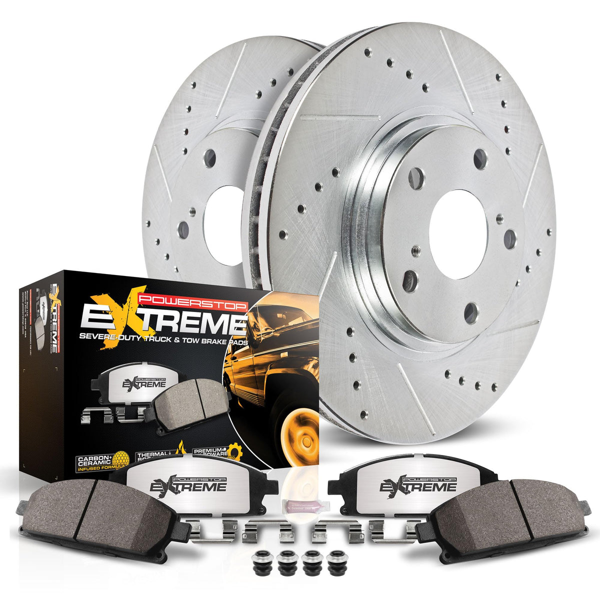 Front Brake Pad & Rotor Kit E104