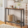 Rustic Brown Console Table with Storage Shelf J697184