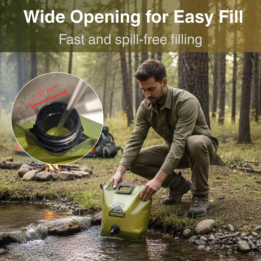 2 Gallon Collapsible Water Container with Spout J81904