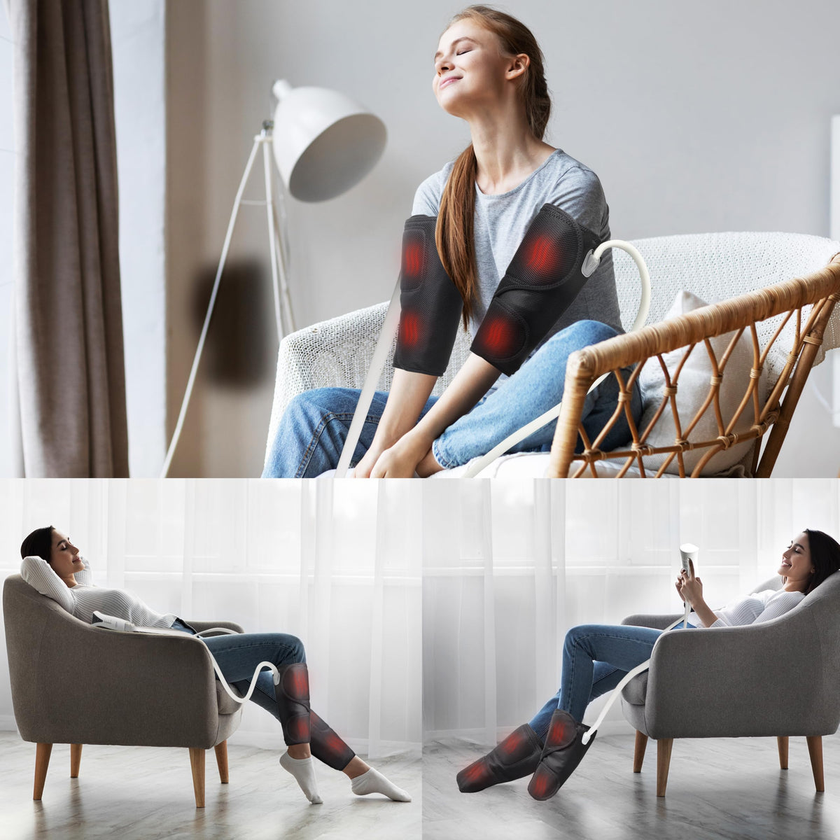 Heated Leg Compression Massager Q62090