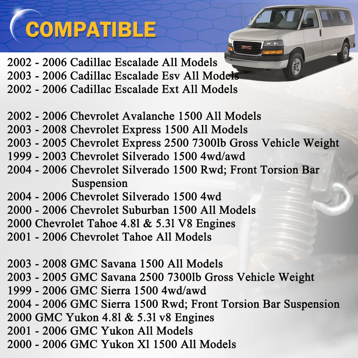 Zinc-Nickel Alloy Front Upper & Lower Ball Joints W5522