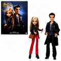 Buffy & Angel Dolls 2-Pack with Faux Leather Clothes A414870