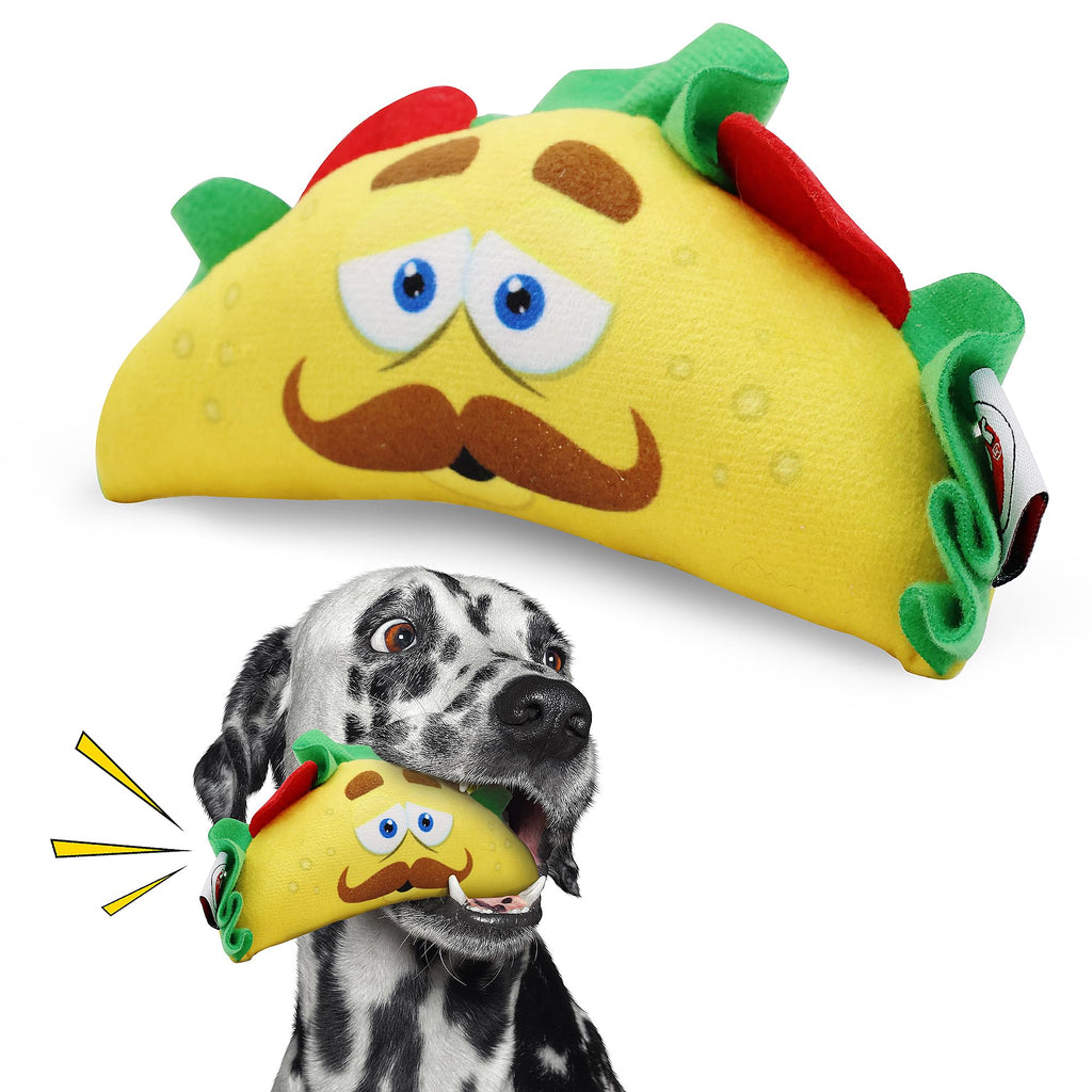 Plush Dog Toy with Squeaker L646