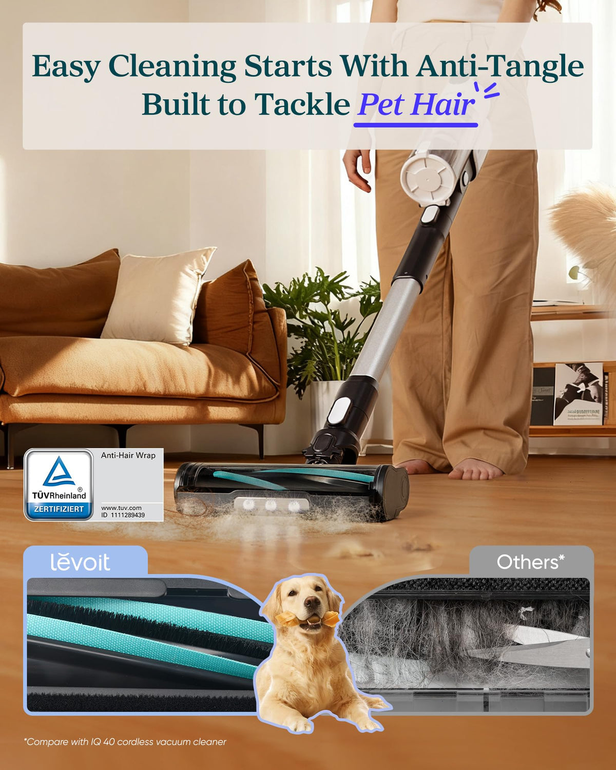 Cordless Vacuum Cleaner for Pet Hair W85880