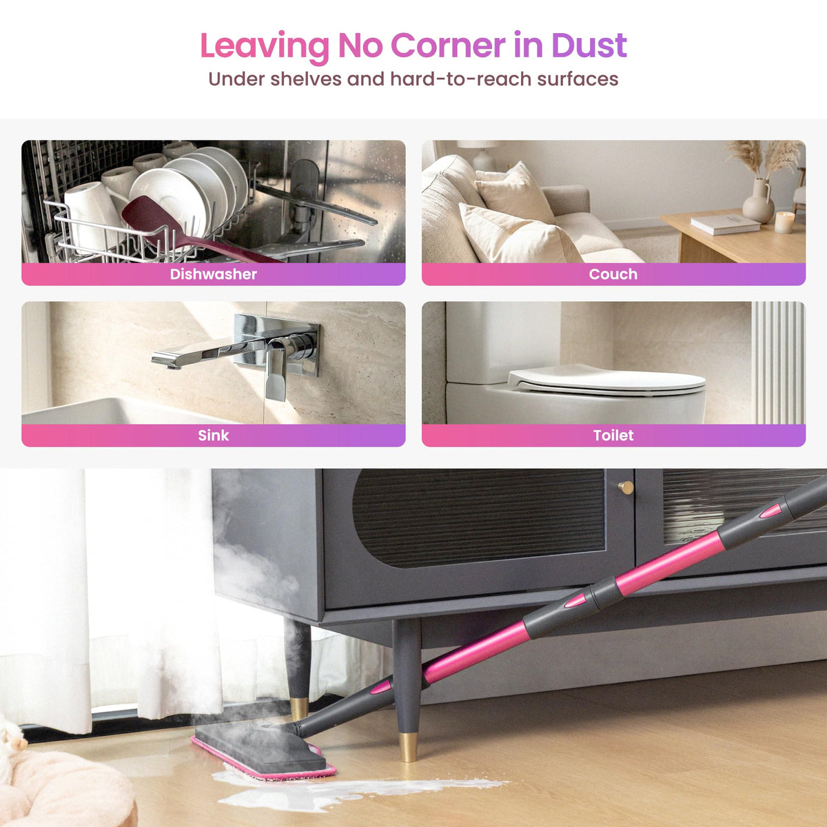 Steam Mop for Hard Floors N397