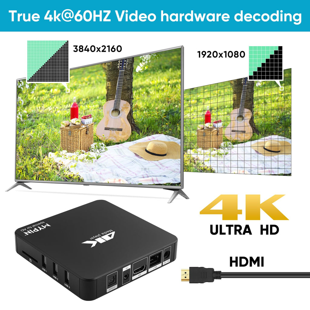 4K MP4 Media Player R6846