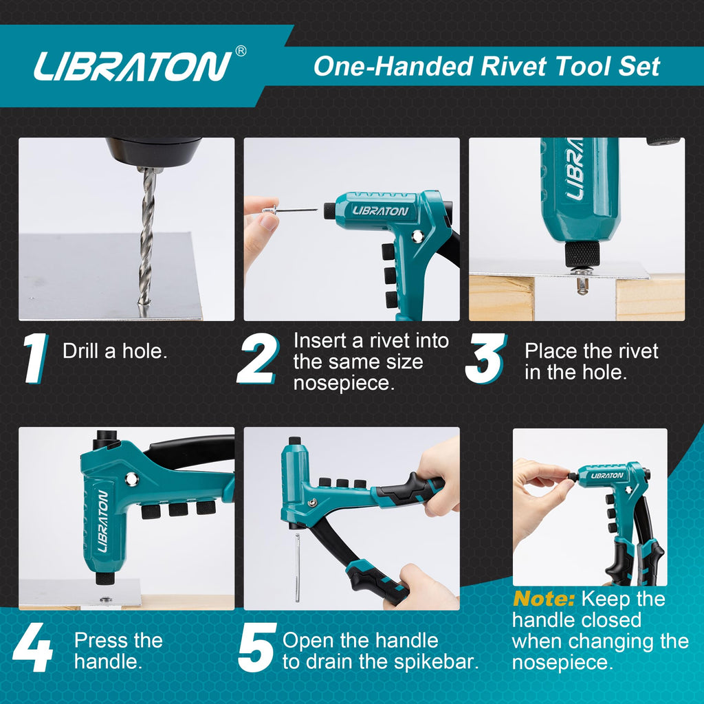 One-Handed Rivet Gun Set Q956898