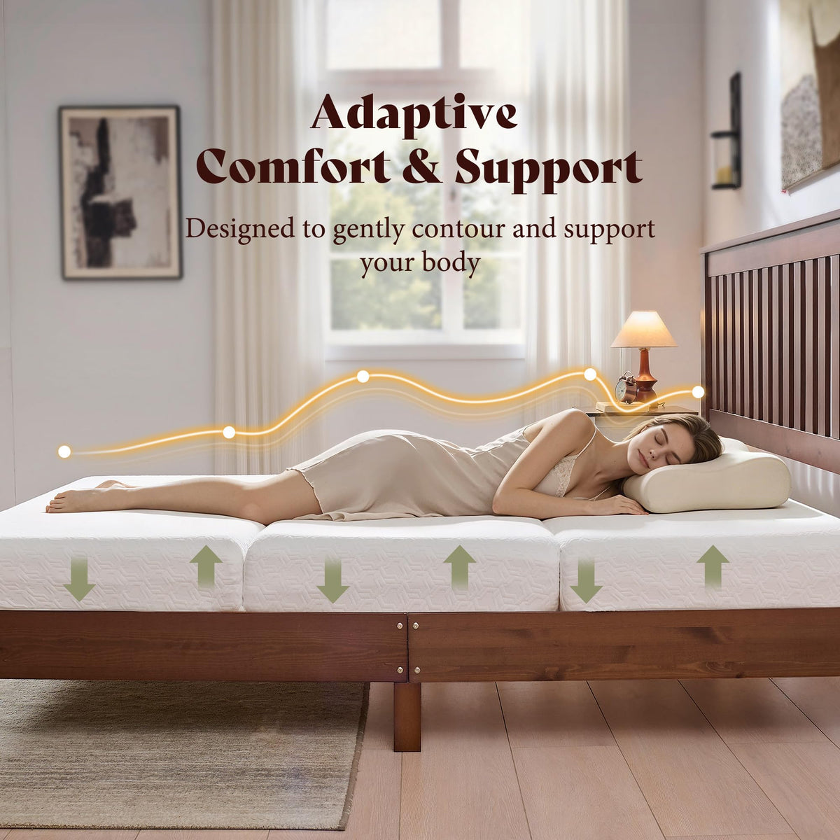 6" Full Tri-Fold Memory Foam Mattress K15425