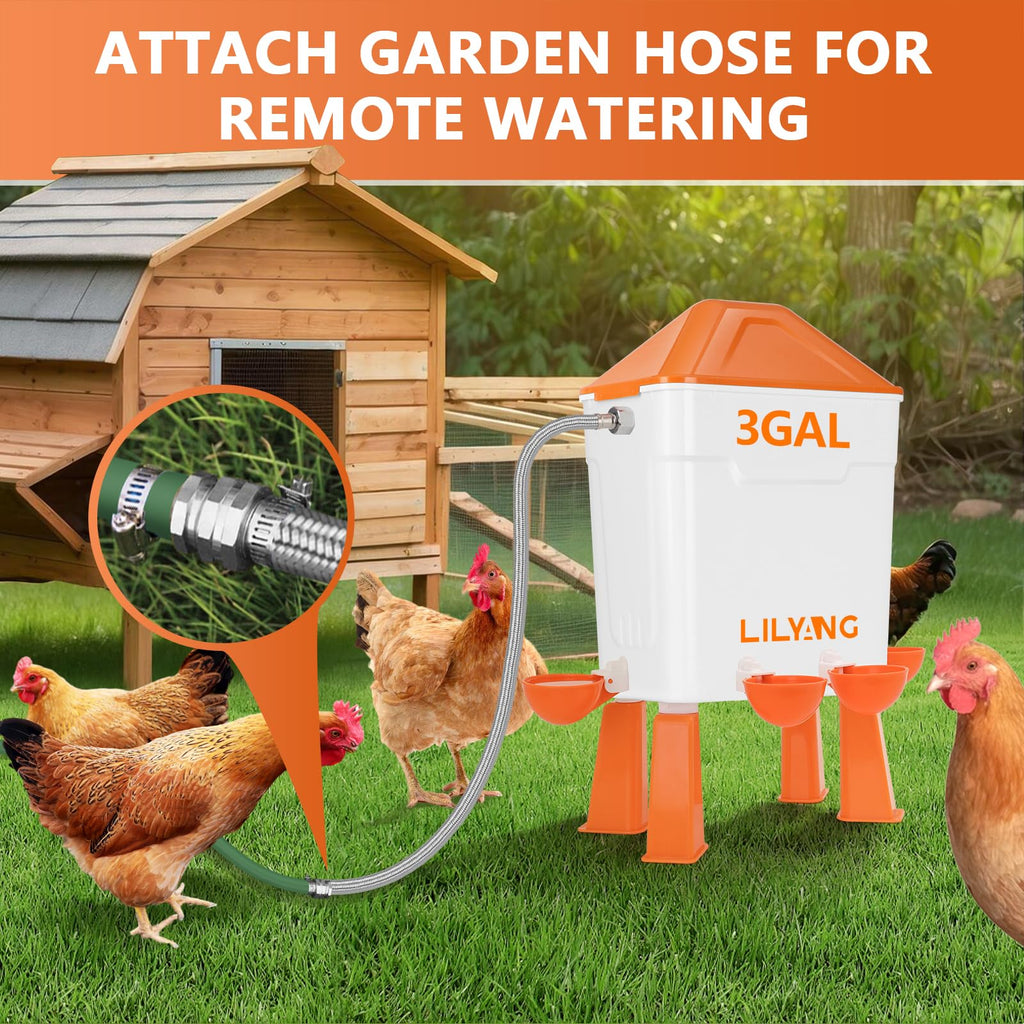 Automatic Chicken Waterer 3 Gallon H2159