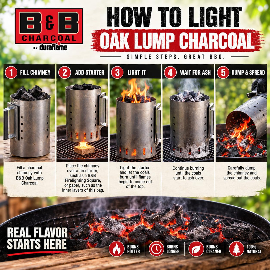 Oak Lump Charcoal 10 lb Bags 2 Pack A15048