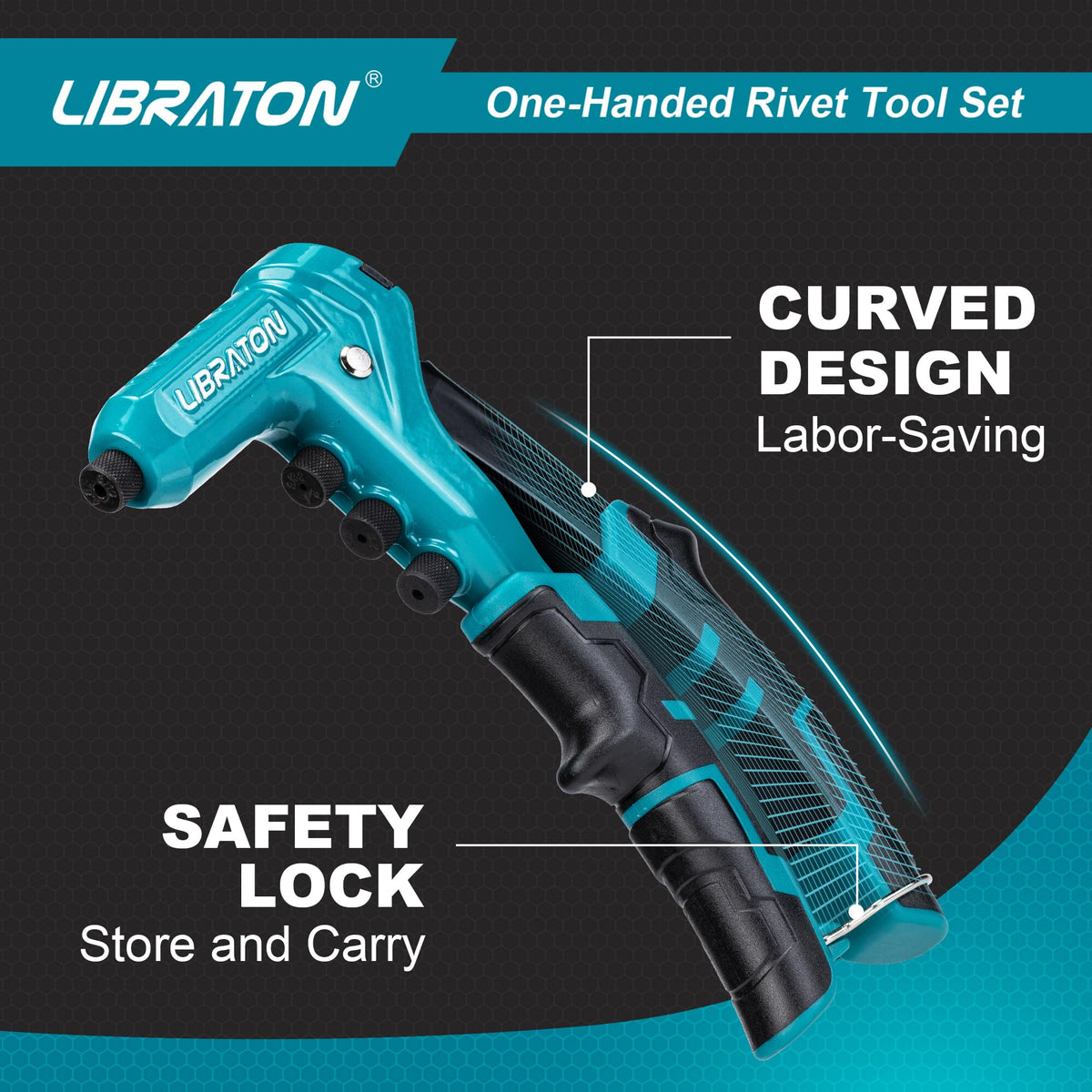 One-Handed Rivet Gun Set Q956898
