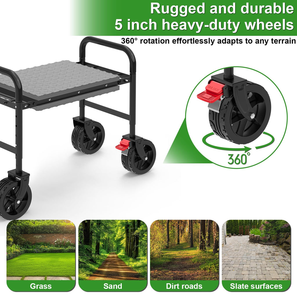 Rolling Garden Kneeler and Seat S5740