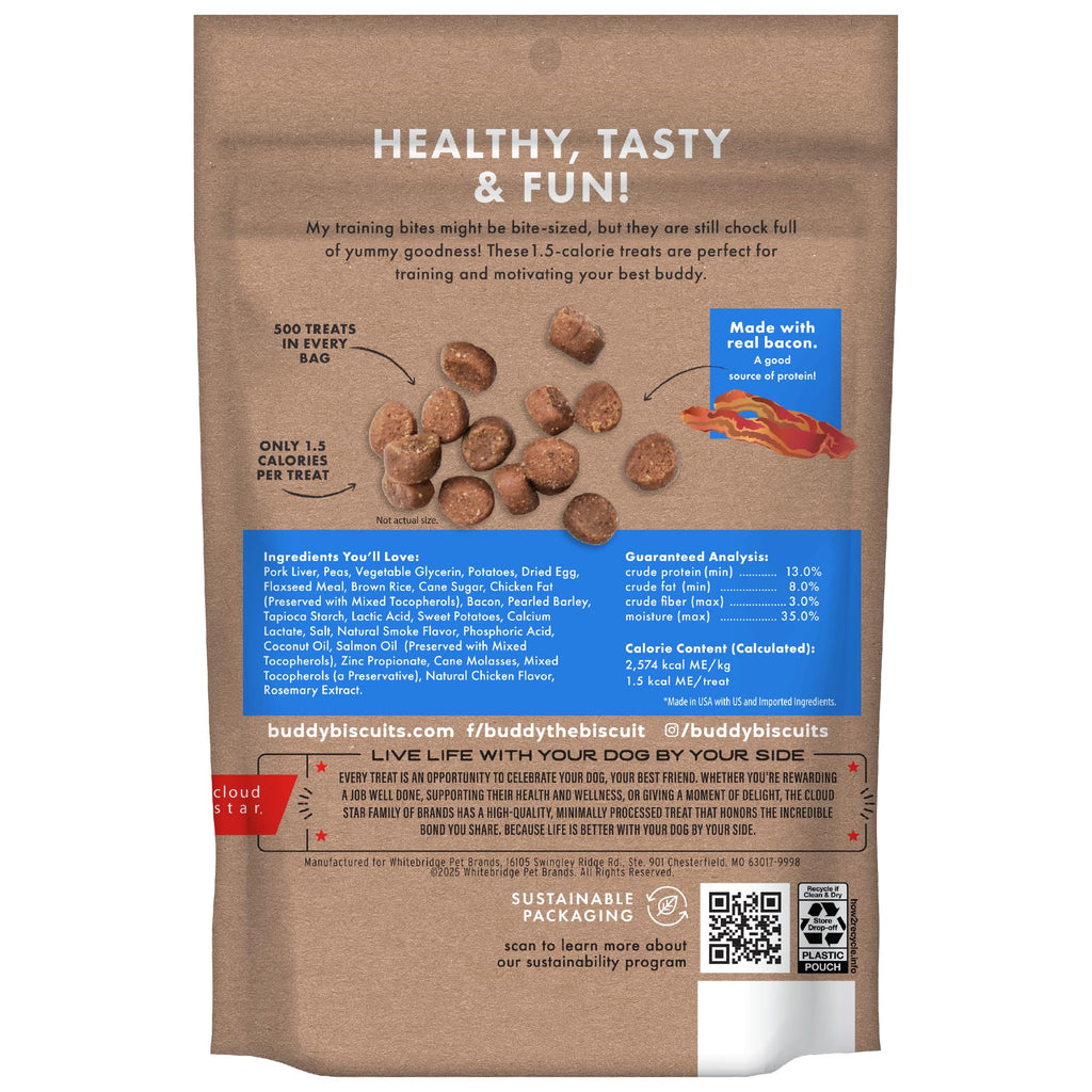 Soft & Chewy Bacon Dog Treats 10 oz T667765
