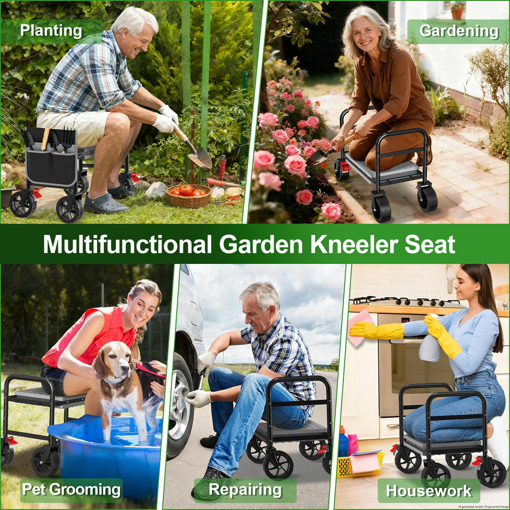 Rolling Garden Kneeler and Seat S5740