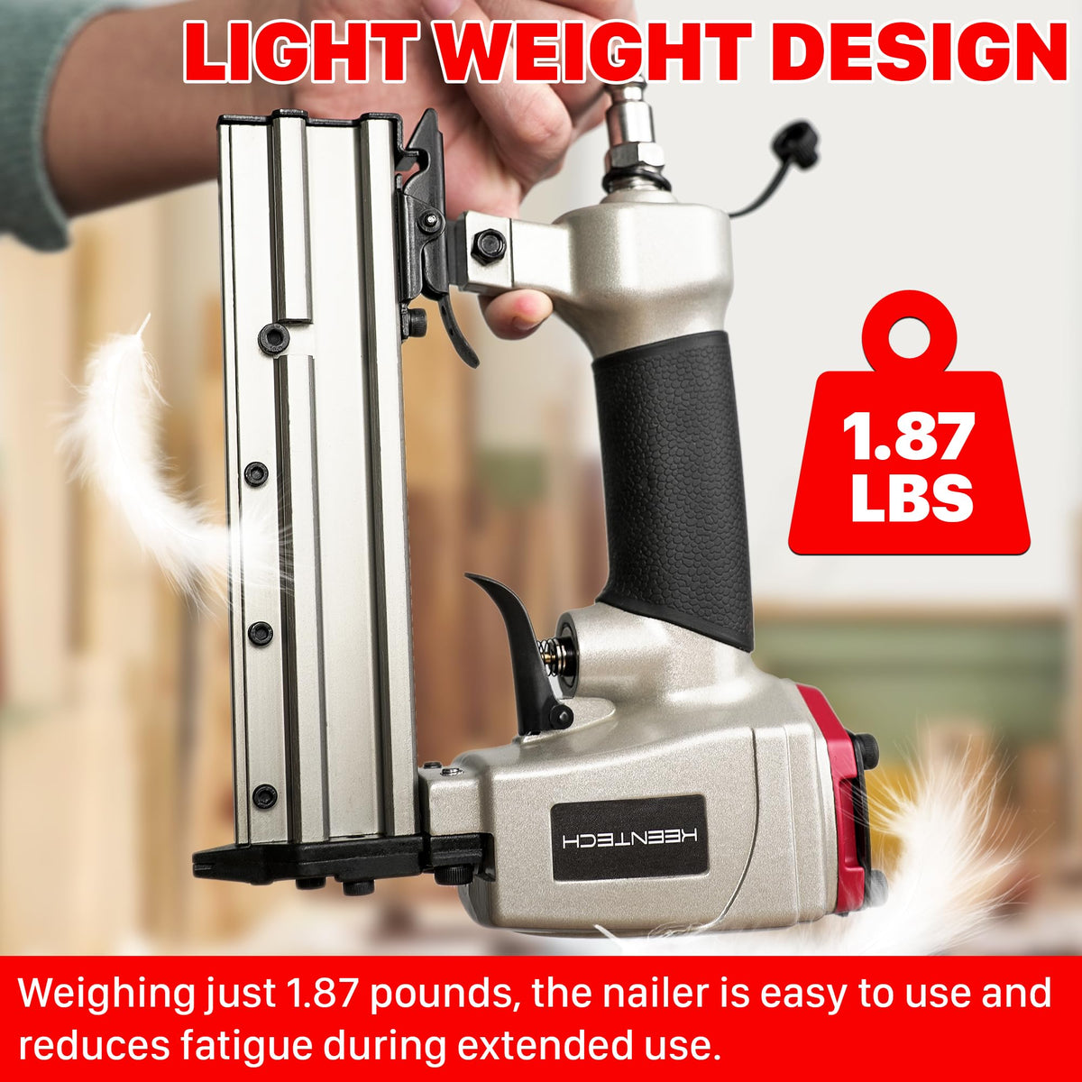 Pneumatic Pin Nailer 23 Gauge with 2160pcs Pin Nails C856