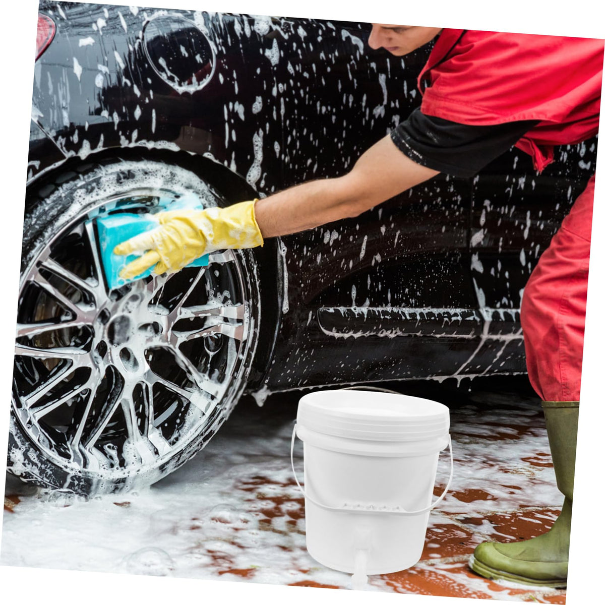Water Storage Jug with Faucet 10l Plastic Container L9768