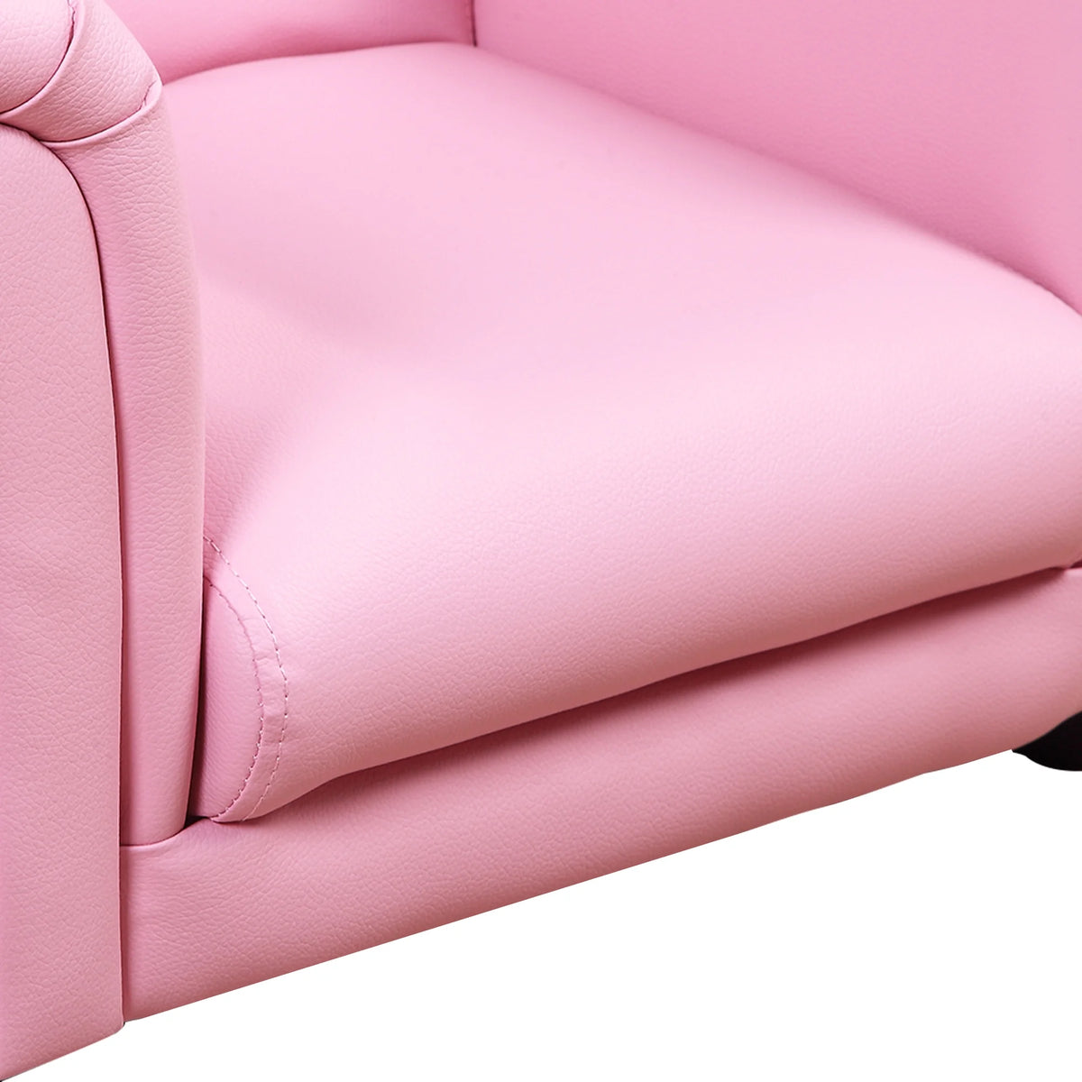 Pink Kids Sofa Chair with Ottoman P746100