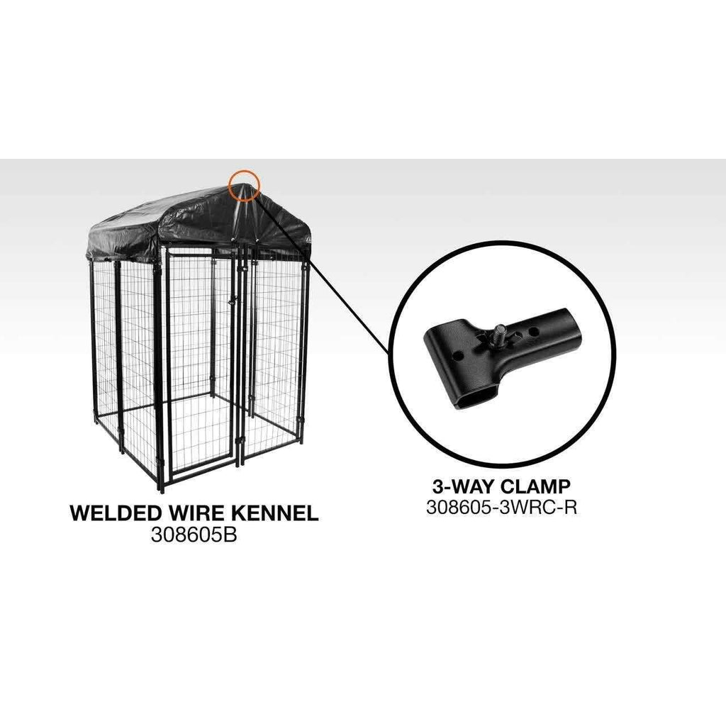 Black Metal Replacement Panel for Welded Wire Kennel W2195