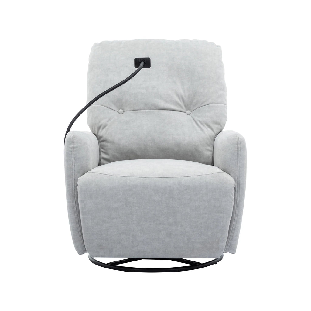 Grey 270 Degree Swivel Electric Recliner Sofa A515526