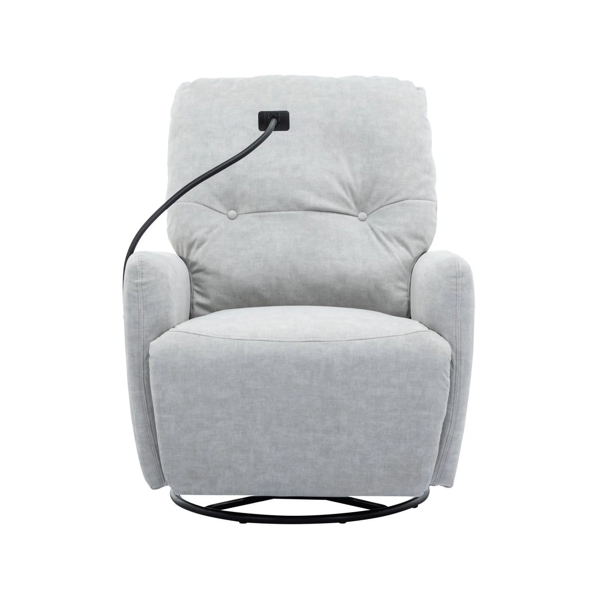 Grey 270 Degree Swivel Electric Recliner Sofa A515526