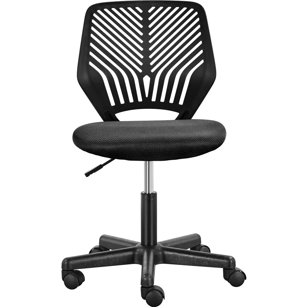 Purple Adjustable Armless Swivel Office Chair J89649