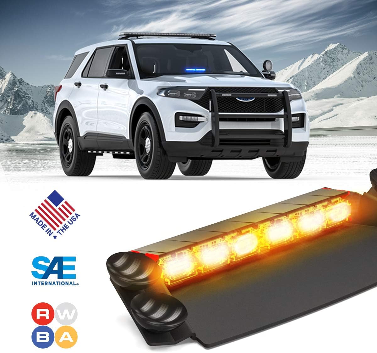 Amber Red Blue White Dash Light T366880