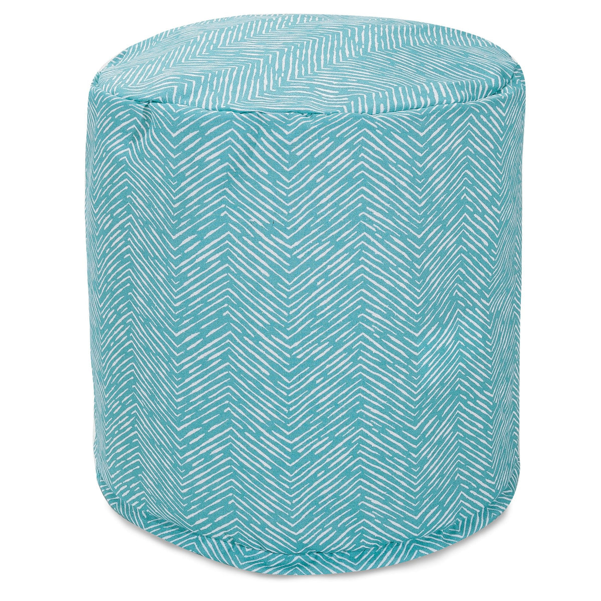 Teal Indoor/Outdoor Bean Bag Ottoman Pouf Z7780