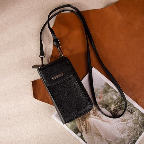 Small Crossbody Cellphone Purse with Side Zipper Pocket H88611