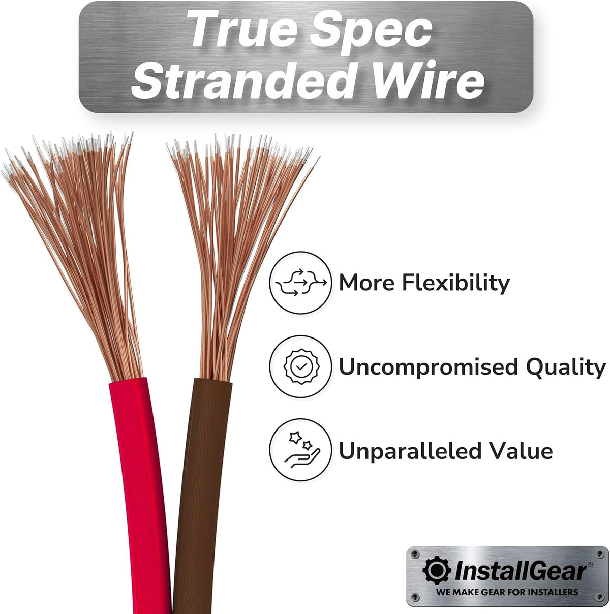 16 Gauge AWG 100ft Speaker Wire Cable Red/Black Pack of 2 I532