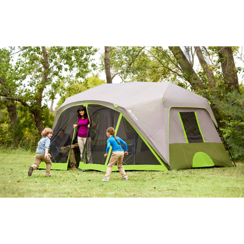 9 Person 2 Room Cabin Tent with Screen Room H71856