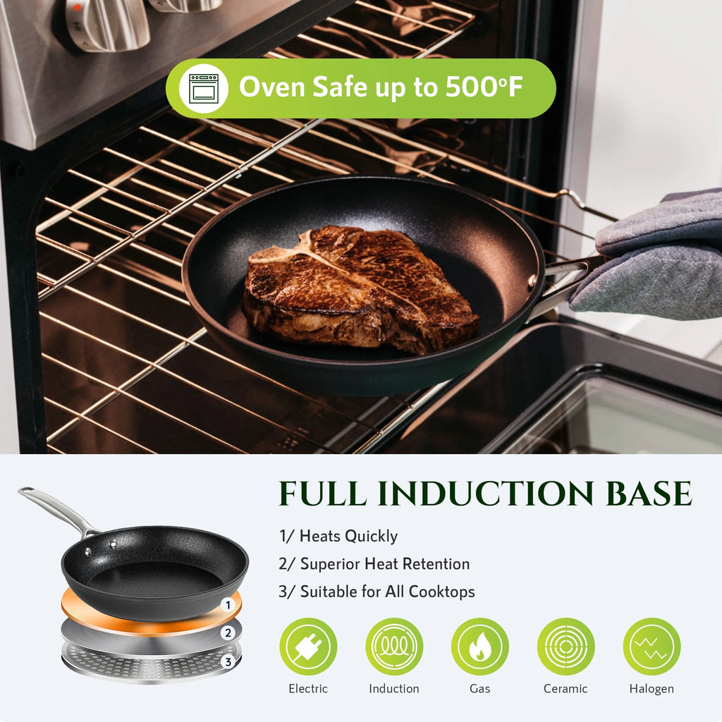 12" Nonstick Hard Anodized Fry Pan W535