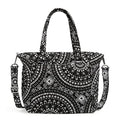 Cotton Shoulder Satchel Purse T5356